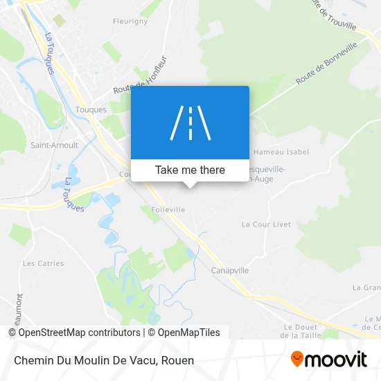 Chemin Du Moulin De Vacu map