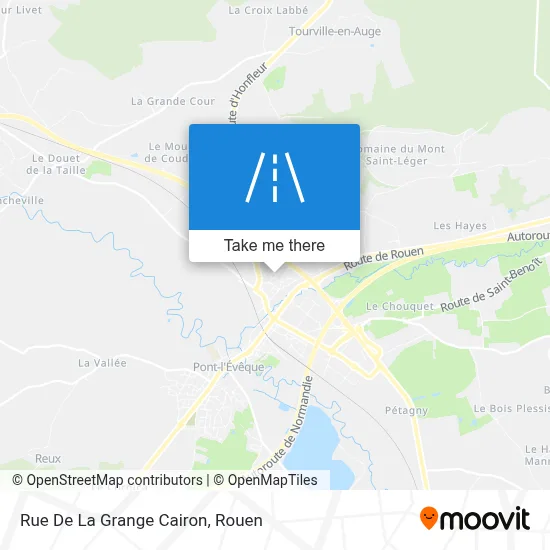 Mapa Rue De La Grange Cairon