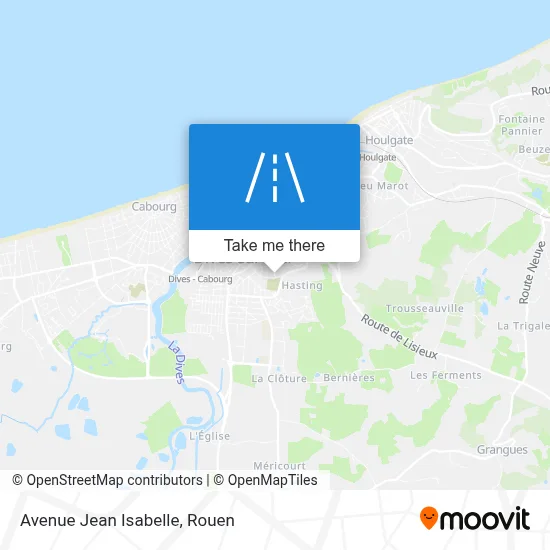 Avenue Jean Isabelle map