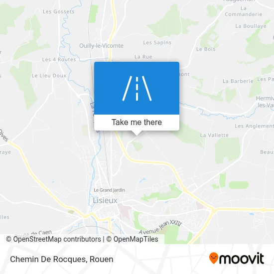 Chemin De Rocques map