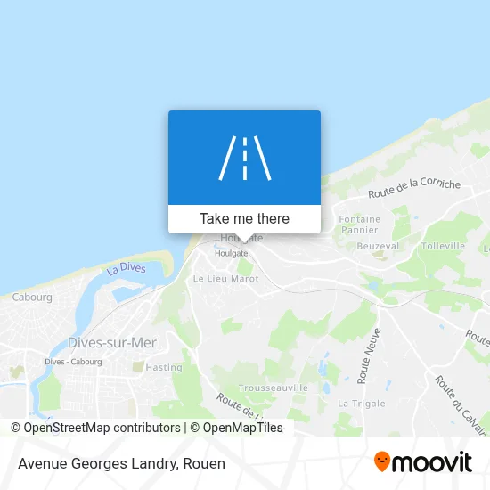 Avenue Georges Landry map