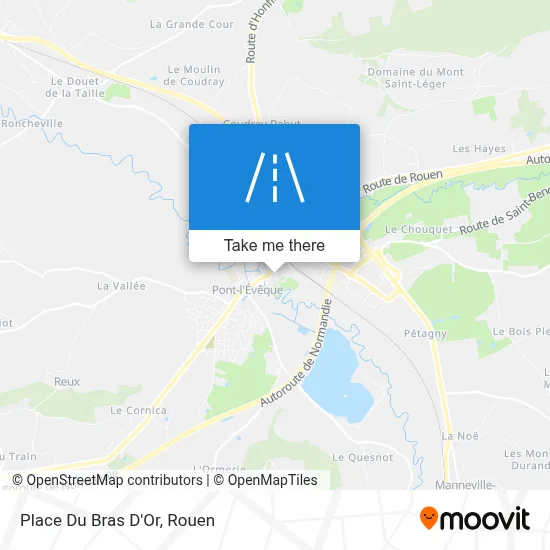 Place Du Bras D'Or map