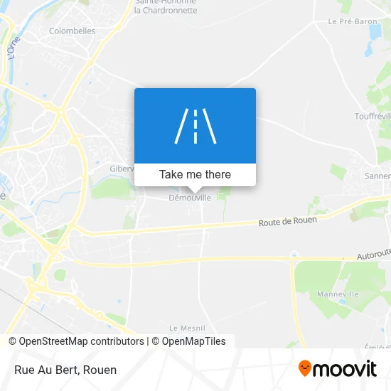 Rue Au Bert map