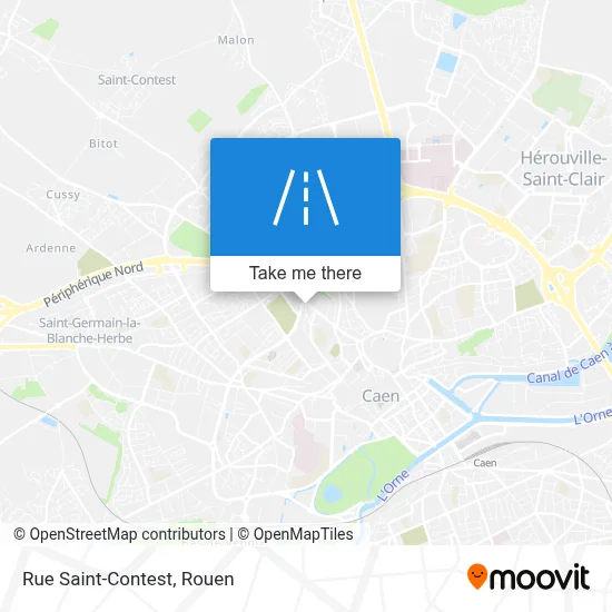 Rue Saint-Contest map
