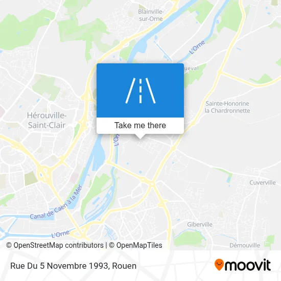Rue Du 5 Novembre 1993 map