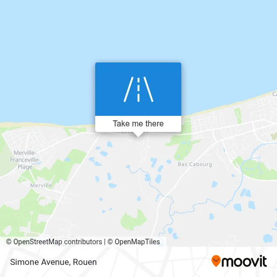 Avenue Simone map