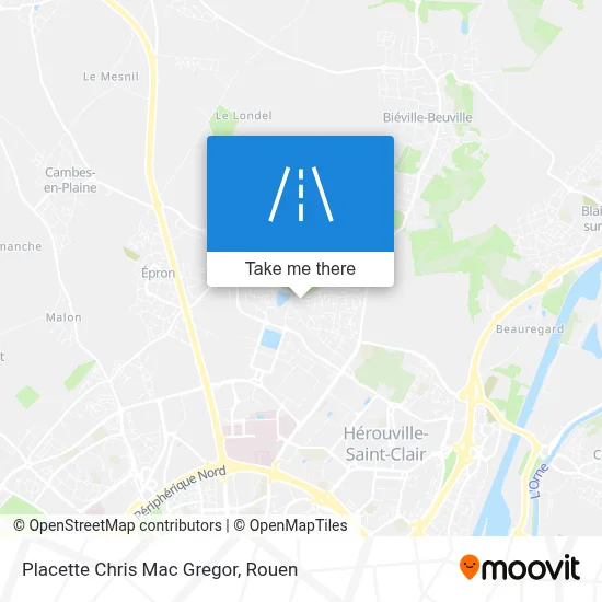Placette Chris Mac Gregor map