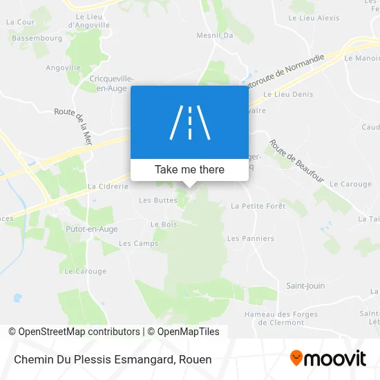 Chemin Du Plessis Esmangard map