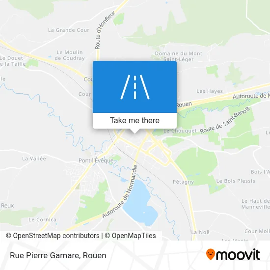 Mapa Rue Pierre Gamare