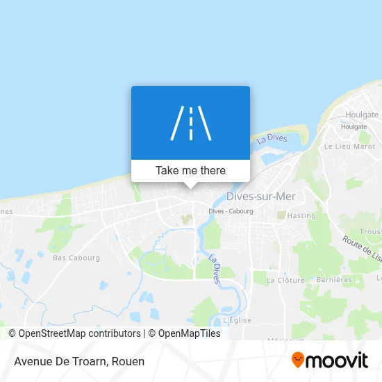Avenue De Troarn map