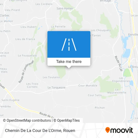 Chemin De La Cour De L'Orme map