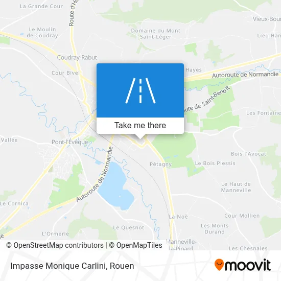 Impasse Monique Carlini map