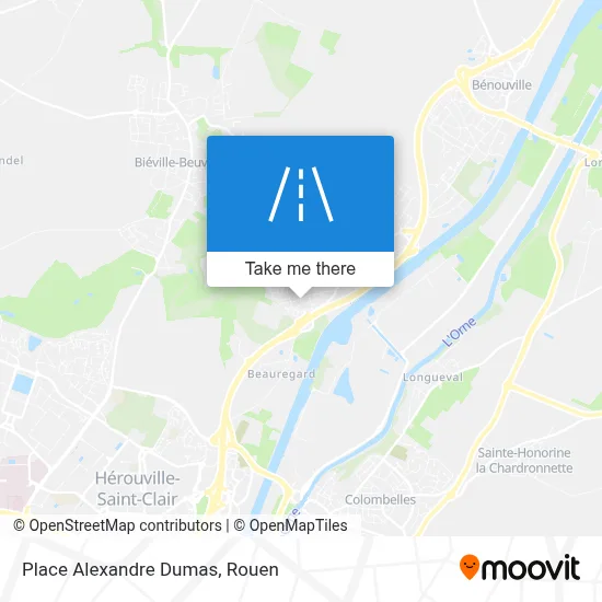 Place Alexandre Dumas map