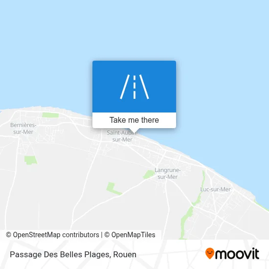 Passage Des Belles Plages map