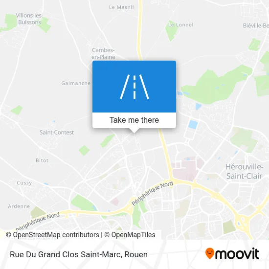 Mapa Rue Du Grand Clos Saint-Marc