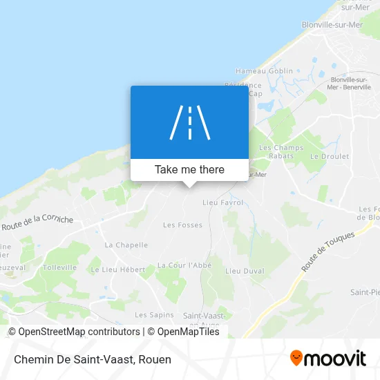 Mapa Chemin De Saint-Vaast