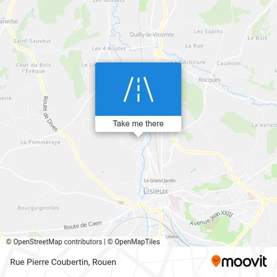 Rue Pierre Coubertin map