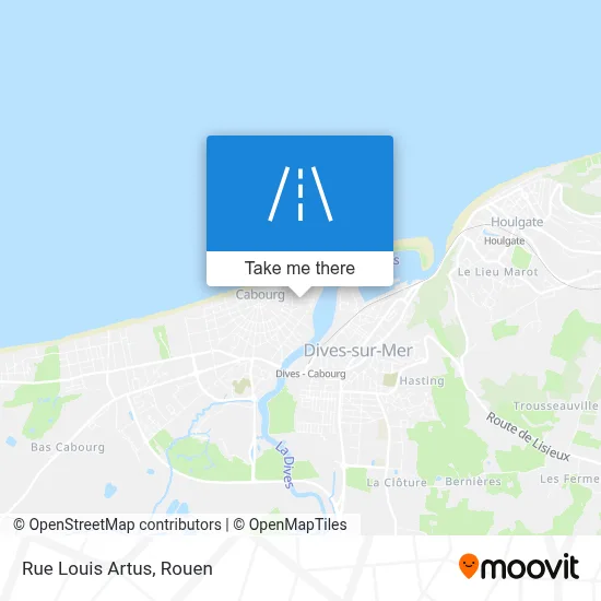 Rue Louis Artus map