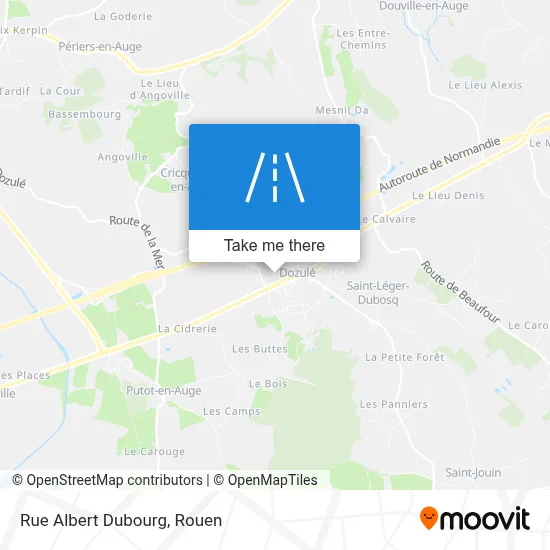 Rue Albert Dubourg map
