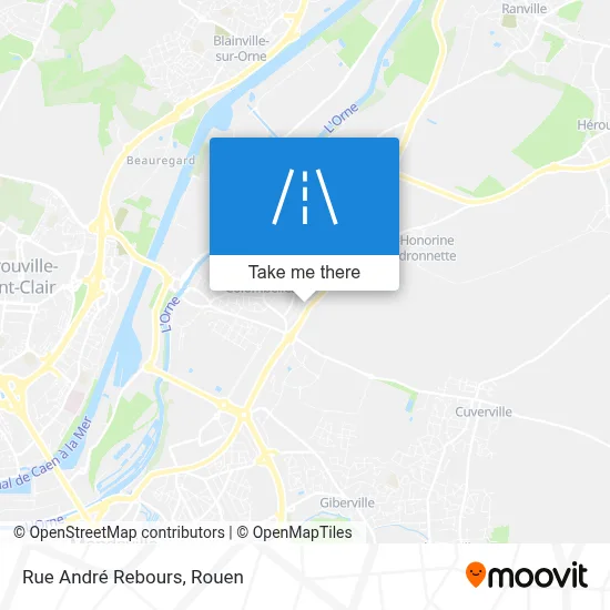 Mapa Rue André Rebours