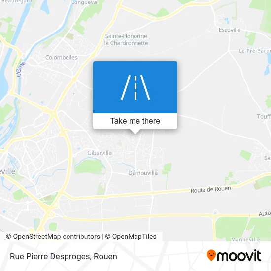 Rue Pierre Desproges map
