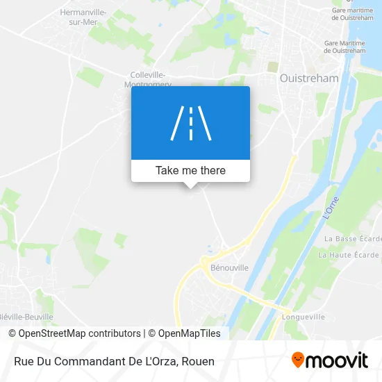 Rue Du Commandant De L'Orza map