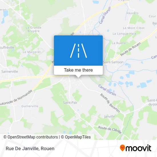 Rue De Janville map