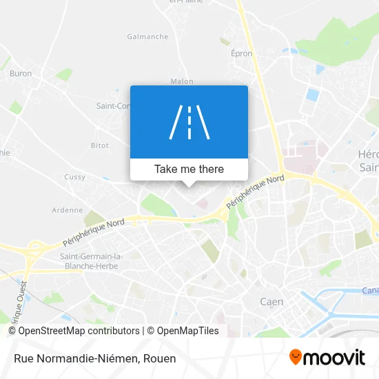 Rue Normandie-Niémen map