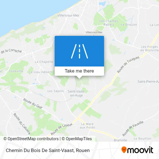 Chemin Du Bois De Saint-Vaast map