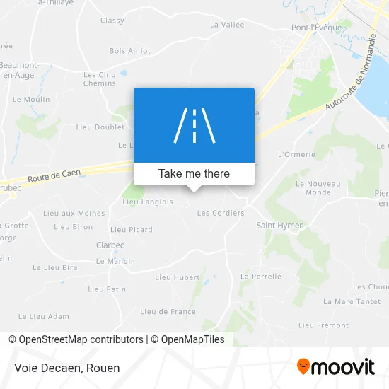 Voie Decaen map