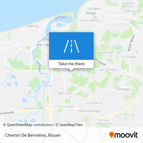 Chemin De Bernières map