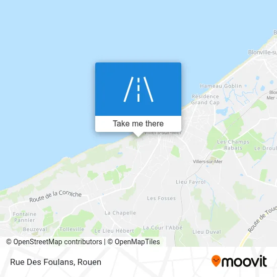 Rue Des Foulans map
