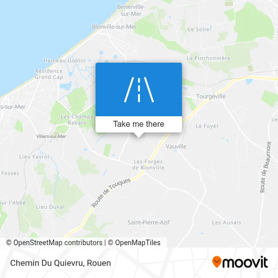 Chemin Du Quievru map