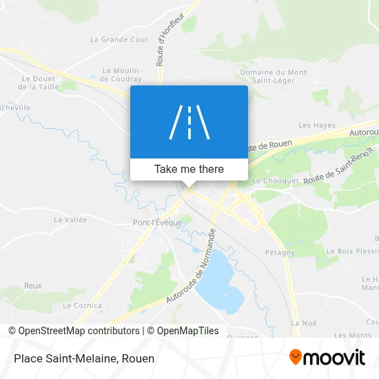 Place Saint-Melaine map