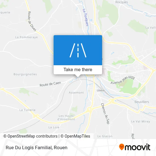 Rue Du Logis Familial map