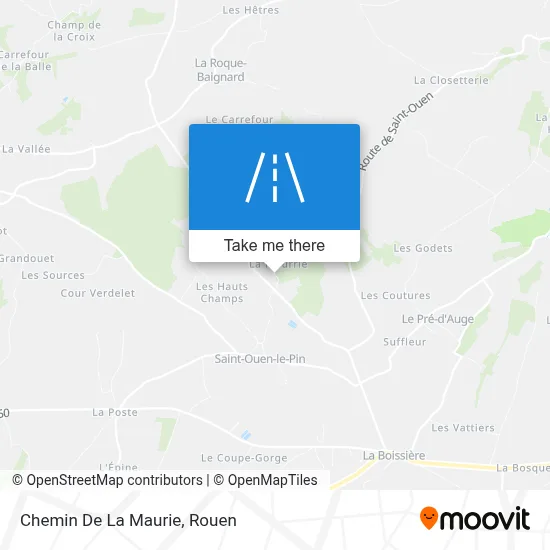 Chemin De La Maurie map