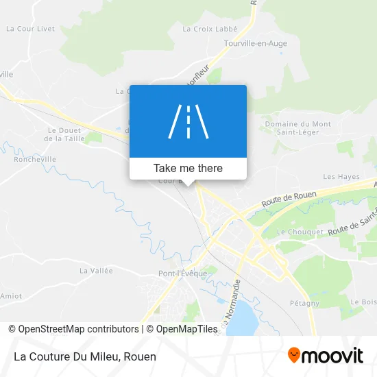 La Couture Du Mileu map