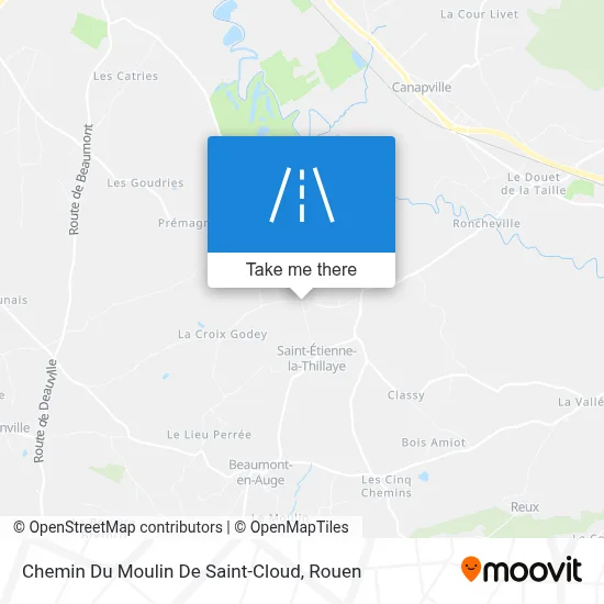 Chemin Du Moulin De Saint-Cloud map