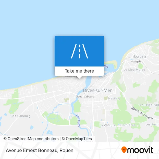 Avenue Emest Bonneau map
