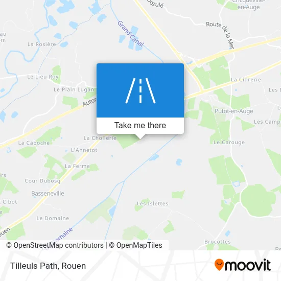 Chemin Des Tilleuls map