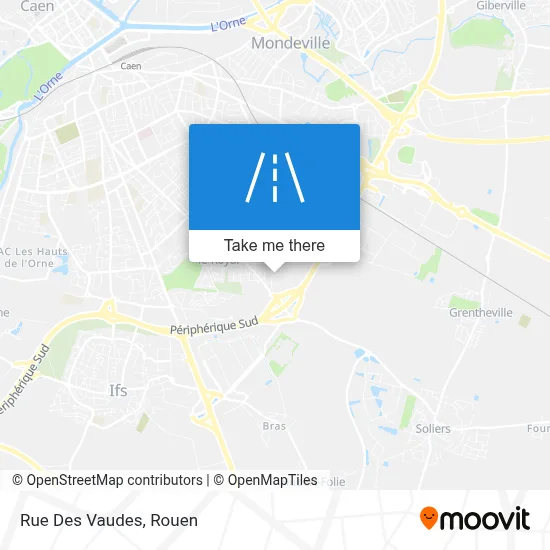 Rue Des Vaudes map