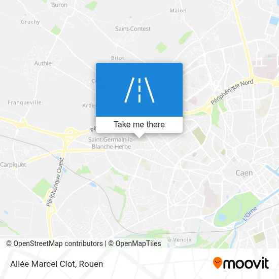 Allée Marcel Clot map