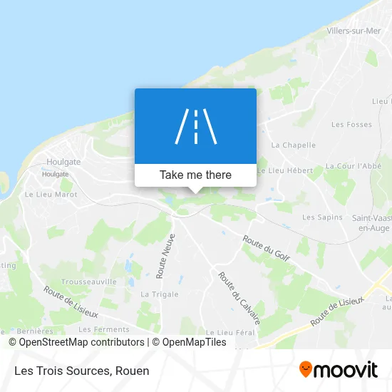 Les Trois Sources map