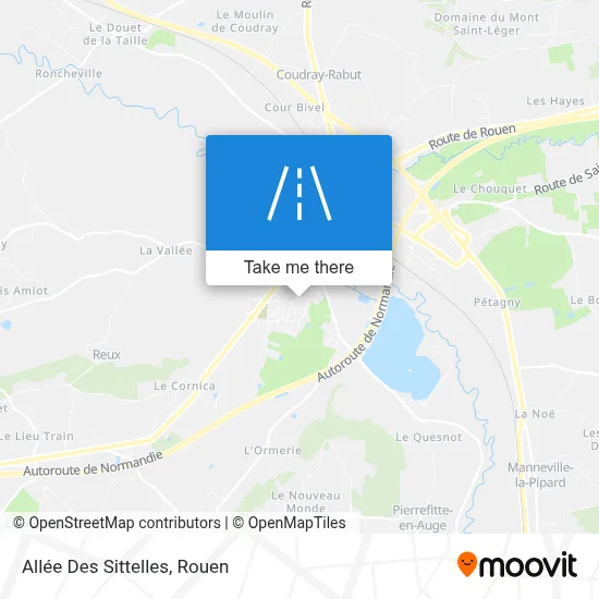 Allée Des Sittelles map