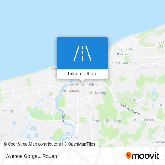 Avenue Gorgeu map
