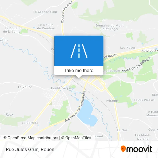 Rue Jules Grün map