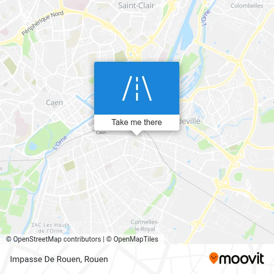 Impasse De Rouen map