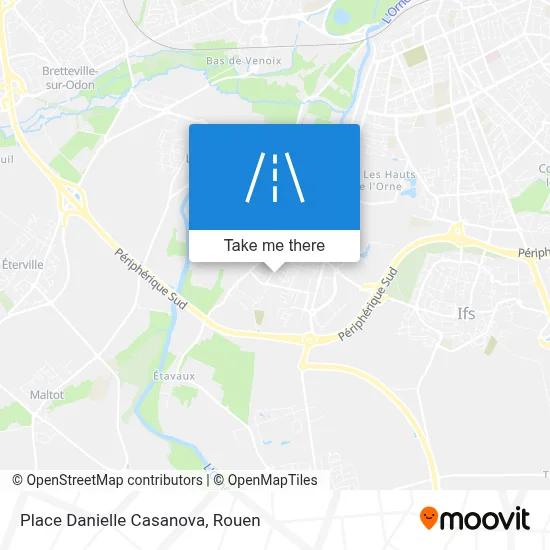 Place Danielle Casanova map