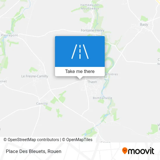 Place Des Bleuets map