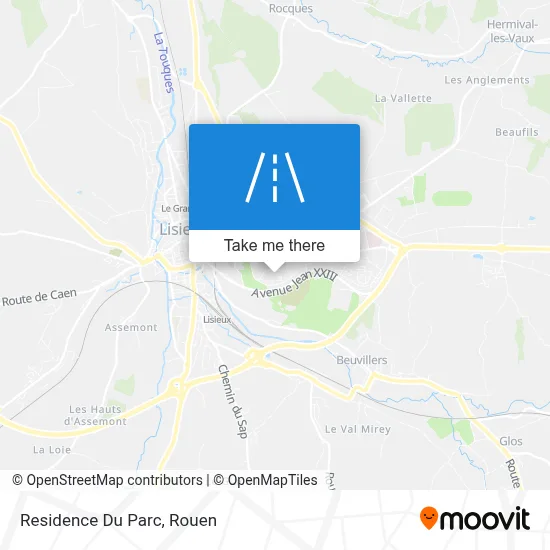 Residence Du Parc map